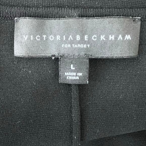 VICTORIA BECKHAM FOR TARGET COLLAB  RUFFLE SLEEVE A LINE MINI DRESS BLK LG - Picture 11 of 13